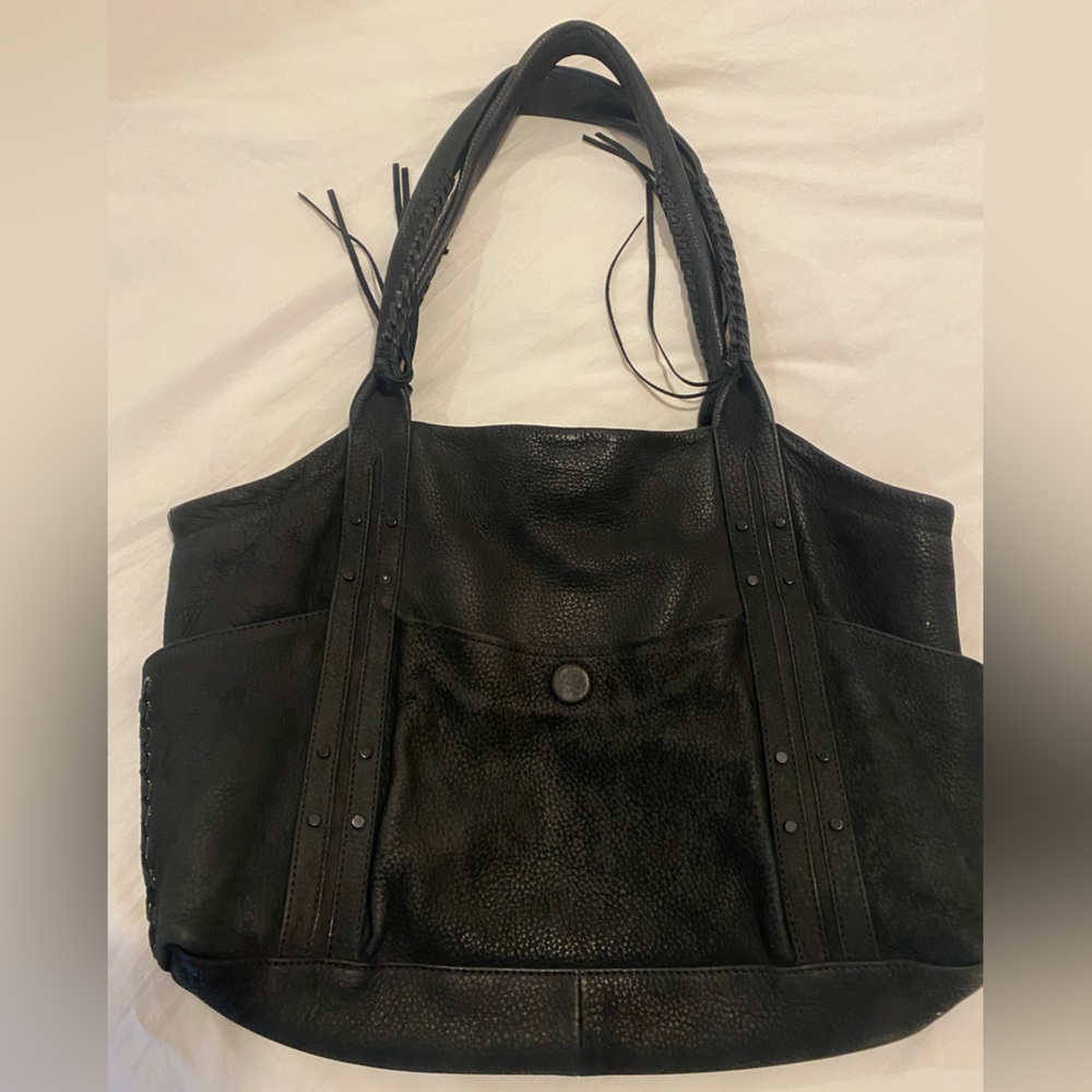 Aimee Kestenberg Black Leather Tote